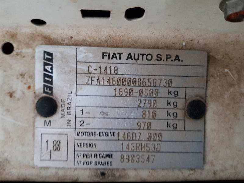 fiat fiorino enero (255) 1.7 td business furg.   |   06.99 - ... | 1999 | 63 cv / 46 kw del año 1999