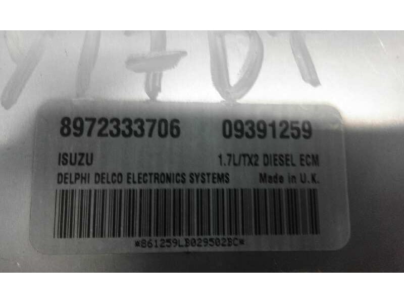 Recambio de centralita motor uce para opel astra g berlina club   |   12.99 - 12.03 | 1999 - 2003 | 75 cv / 55 kw referencia OEM