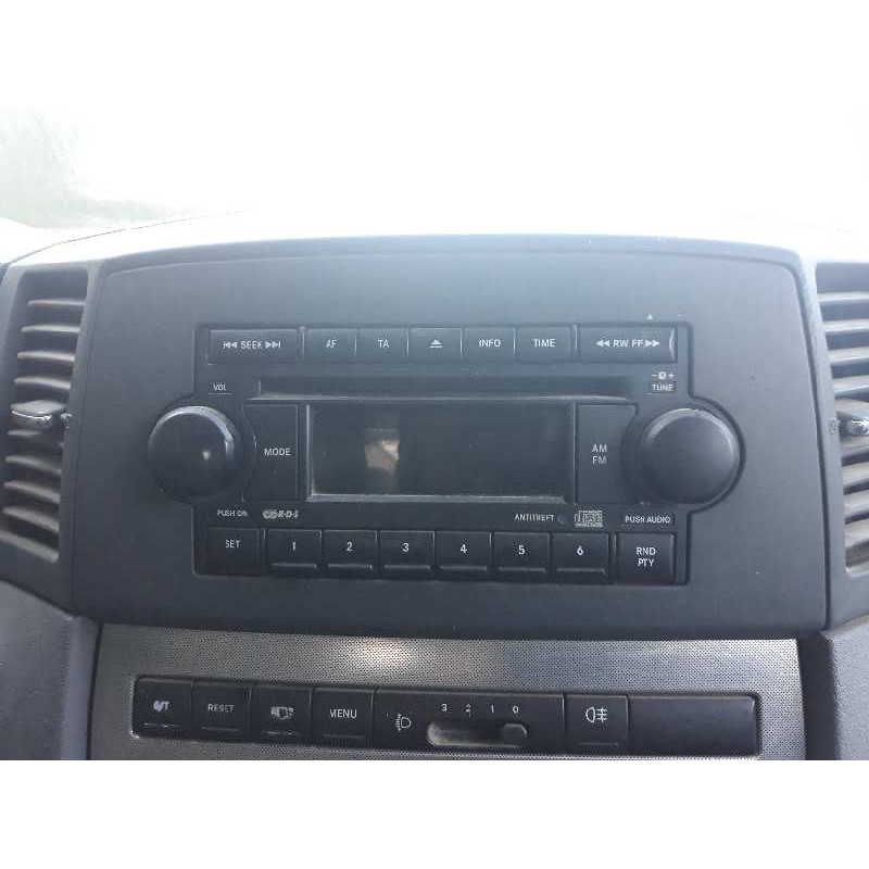 Recambio de sistema audio / radio cd para jeep gr. cherokee (wh) 3.0 crd laredo   |   04.05 - 12.10 | 2005 - 2010 | 218 cv / 160