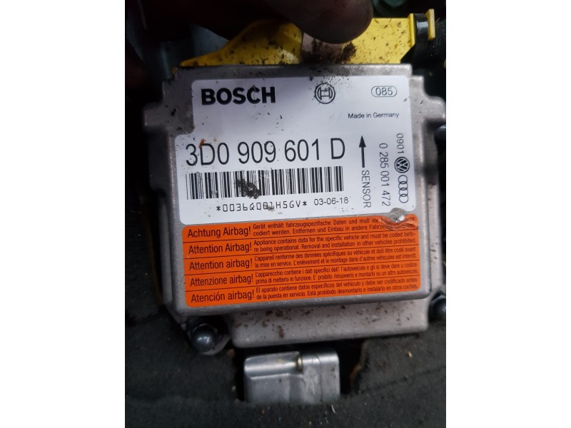 Recambio de kit airbag para volkswagen touareg (7la) 2.5 tdi   |   0.02 - 0.07 | 2002 - 2007 | 174 cv / 128 kw referencia OEM IA