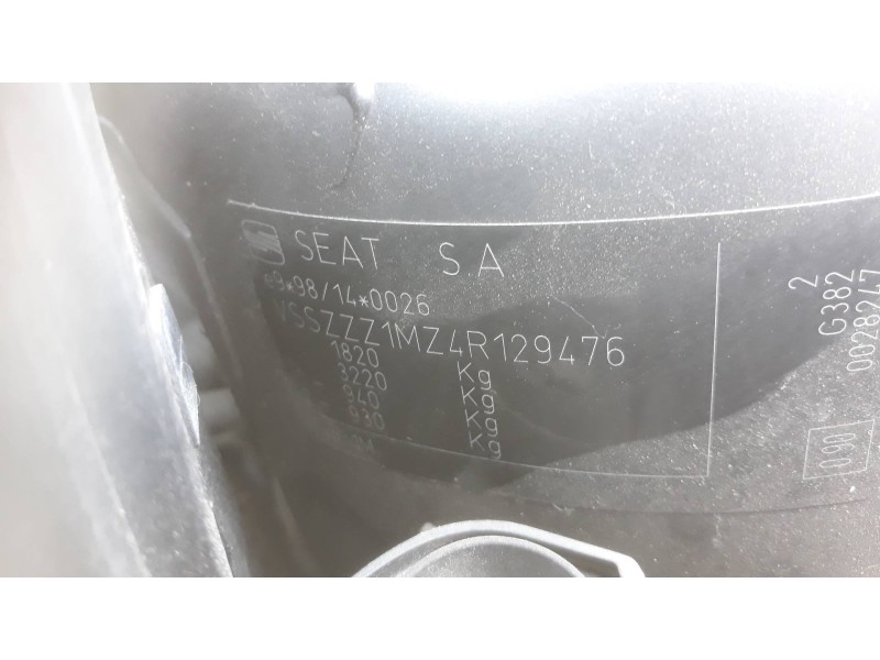 seat toledo (1m2) 1.9 tdi   |   0.99 - ... | 1999 | 110 cv / 81 kw del año 1999