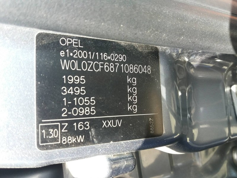 opel vectra c berlina 1.9 cdti cat (z 19 dtl)   |   0.05 - 0.08 | 2005 - 2008 | 101 cv / 74 kw del año 2005