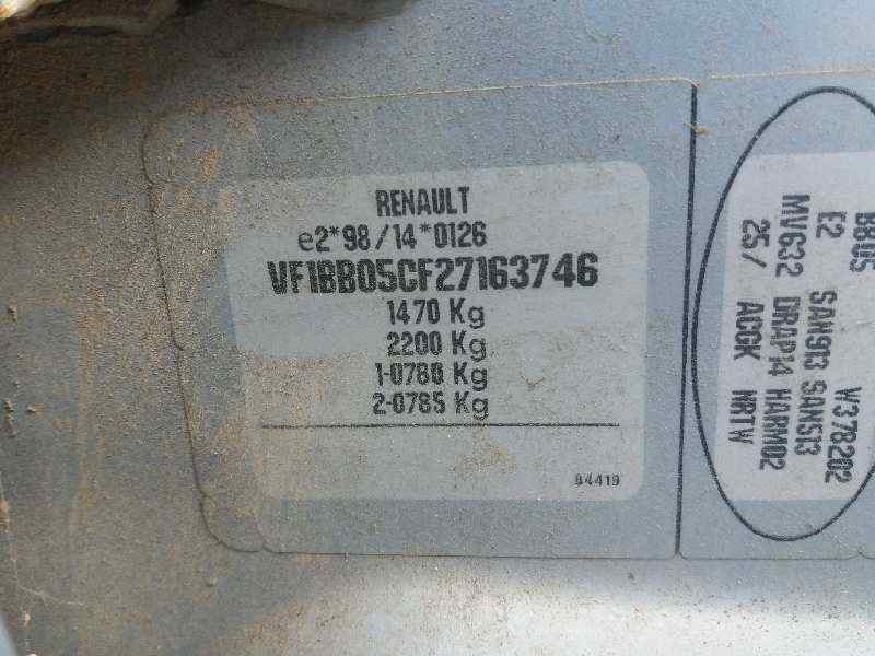 renault clio ii fase ii (b/cb0) 1.2   |   0.01 - ... | 2001 | 75 cv / 55 kw del año 2001