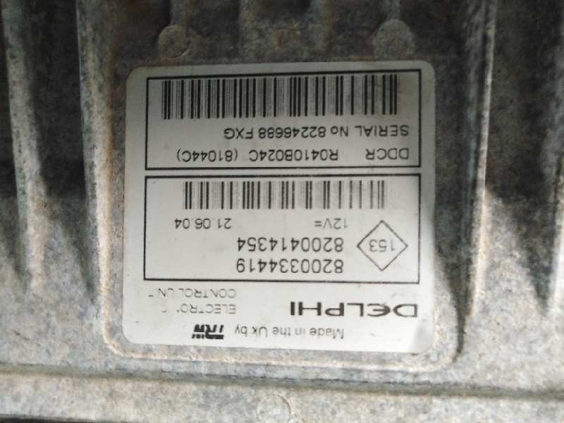 Recambio de centralita motor uce para renault scenic ii confort dynamique   |   06.03 - 12.05 | 2003 - 2005 | 101 cv / 74 kw ref Recambio de centralita motor uce para renault scenic ii confort dynamique   |   06.03 - 12.05 | 2003 - 2005 | 101 cv / 74 kw ref