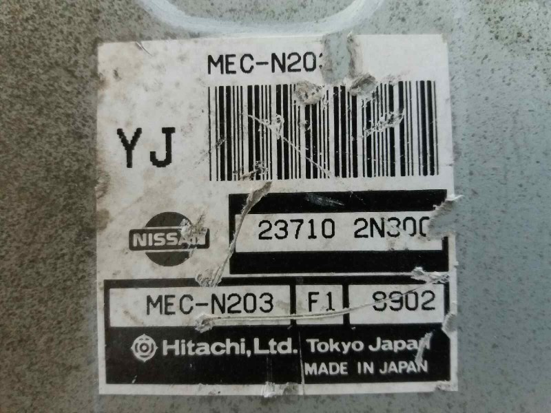 Recambio de centralita motor uce para nissan almera (n15)    |   0.95 - 0.00 | 1995 - 2000 referencia OEM IAM 237102N300 MECN203