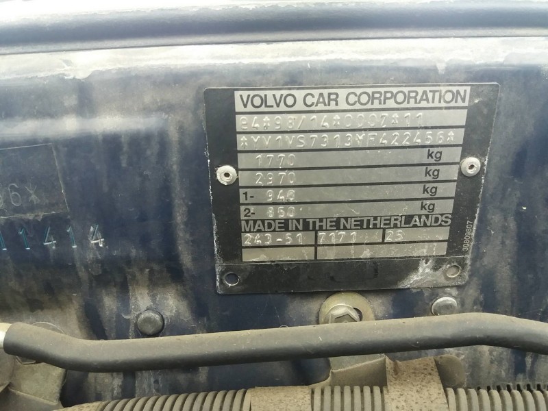 volvo s40 berlina 1.9 diesel   |   0.95 - 0.05 | 1995 - 2005 | 95 cv / 70 kw del año 1995