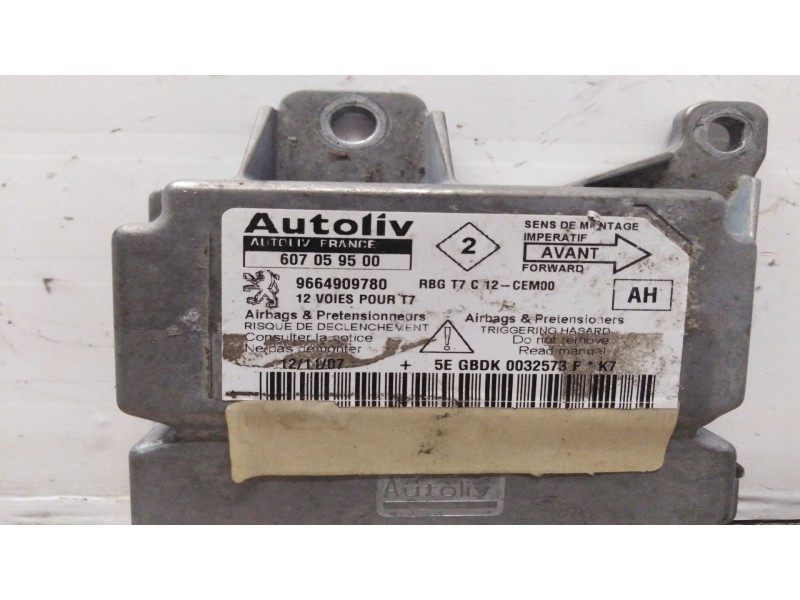 Recambio de centralita airbag para peugeot 308 sport   |   09.07 - 12.10 | 2007 - 2010 | 120 cv / 88 kw referencia OEM IAM 96649 Recambio de centralita airbag para peugeot 308 sport   |   09.07 - 12.10 | 2007 - 2010 | 120 cv / 88 kw referencia OEM IAM 96649