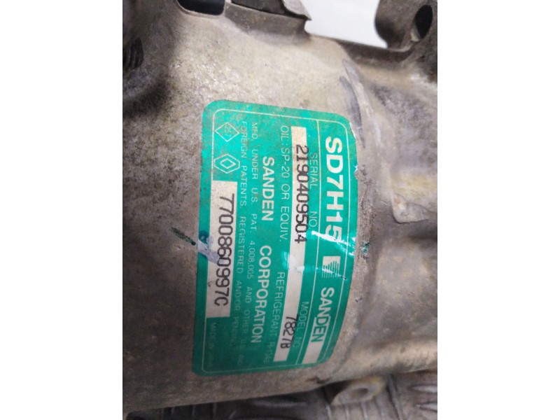 Recambio de compresor aire acondicionado para renault twingo (co6)    |   0.93 - 0.07 | 1993 - 2007 referencia OEM IAM 770086099