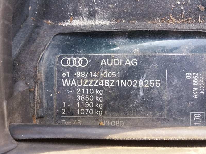 audi a6 berlina (4b2) 2.5 v6 24v tdi   |   0.97 - ... | 1997 | 150 cv / 110 kw del año 1997