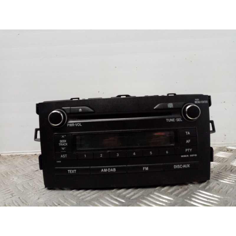 Recambio de sistema audio / radio cd para toyota auris referencia OEM IAM 86120-02A50 123000-3100 