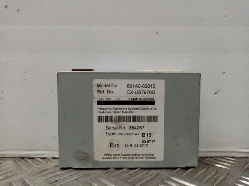 Recambio de modulo electronico para toyota auris referencia OEM IAM 861A002010 CXUS7970G 10R039717