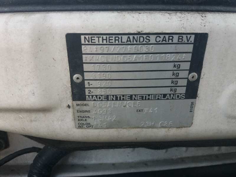 mitsubishi space star (dg0) 1.3 cat   |   0.98 - ... | 1998 | 82 cv / 60 kw del año 1998