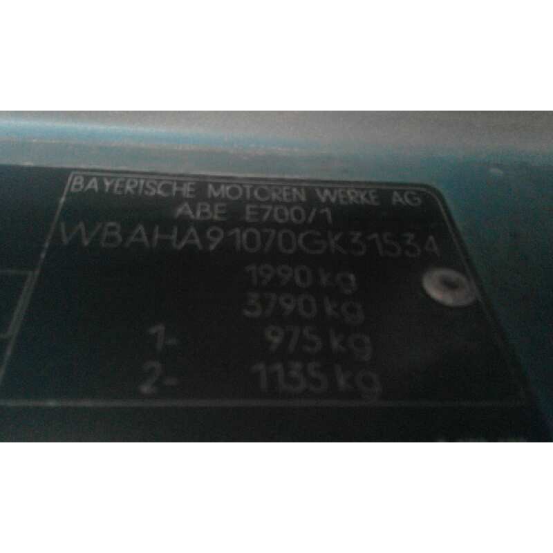 bmw serie 5 berlina (e34) 525tds   |   09.91 - ... | 1991 | 143 cv / 105 kw del año 1991