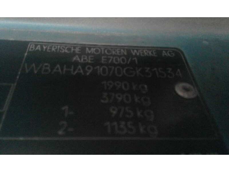 bmw serie 5 berlina (e34) 525tds   |   09.91 - ... | 1991 | 143 cv / 105 kw del año 1991