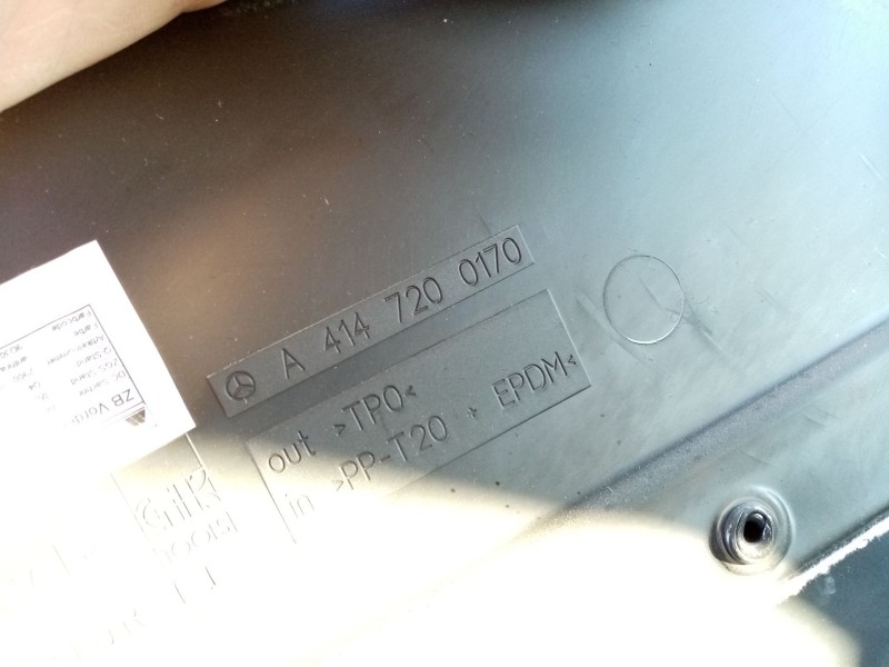 Recambio de guarnecido puerta delantera izquierda para mercedes vaneo (w414) furgoneta compacta referencia OEM IAM A4147200170  