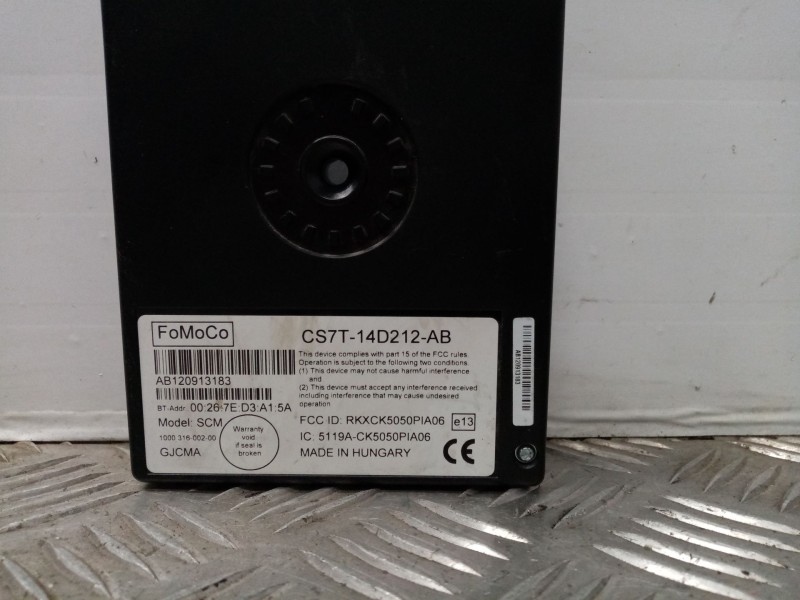 Recambio de modulo electronico para ford focus lim. (cb8) referencia OEM IAM CS7T14D212AB  