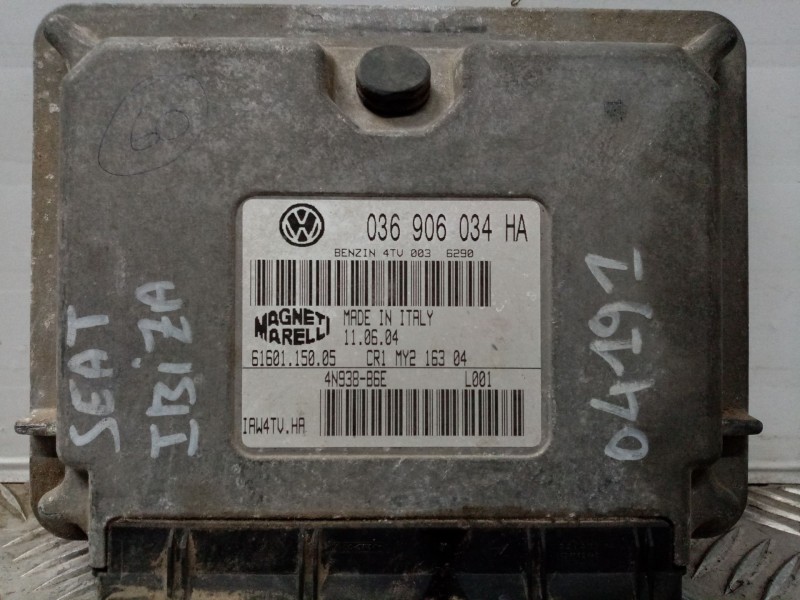 Recambio de centralita motor uce para seat ibiza (6l1) referencia OEM IAM 036906034HA 6160115005 