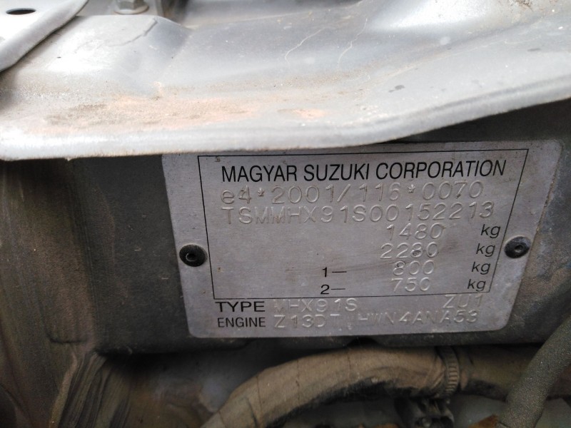 suzuki ignis rm (mh) del año 2003