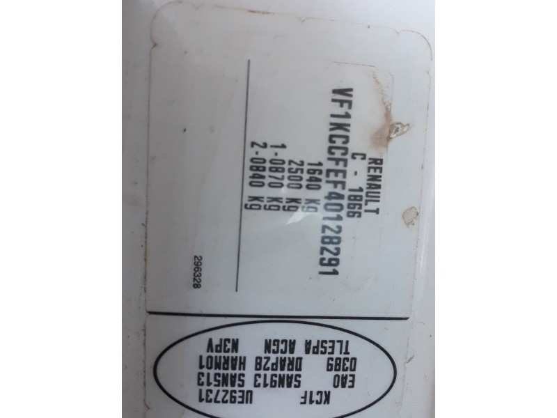 renault kangoo (f/kc0) del año 2003