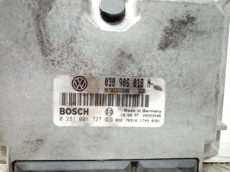 Recambio de centralita motor uce para volkswagen passat berlina (3b2) básico referencia OEM IAM 038906018N 0281001727 
