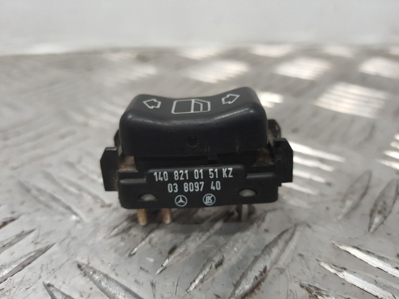 Recambio de mando elevalunas trasero izquierdo para mercedes clase s (w140) berlina referencia OEM IAM 1408210151KZ 03809740 