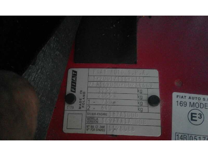 fiat panda 1.1   |   0.80 - 0.04 | 1980 - 2004 | 54 cv / 40 kw del año 1980