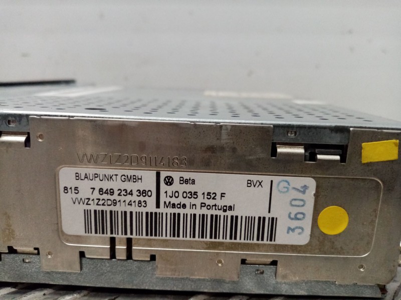 Recambio de sistema audio / radio cd para volkswagen passat berlina (3b3) comfortline referencia OEM IAM 1J0035152F  