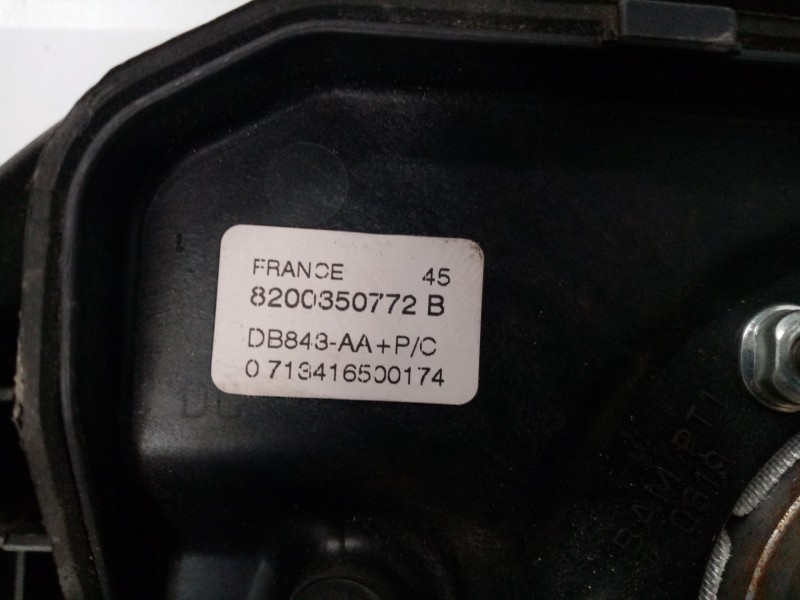 Recambio de airbag delantero izquierdo para renault kangoo (f/kc0) referencia OEM IAM 8200350772B 550677200E 
