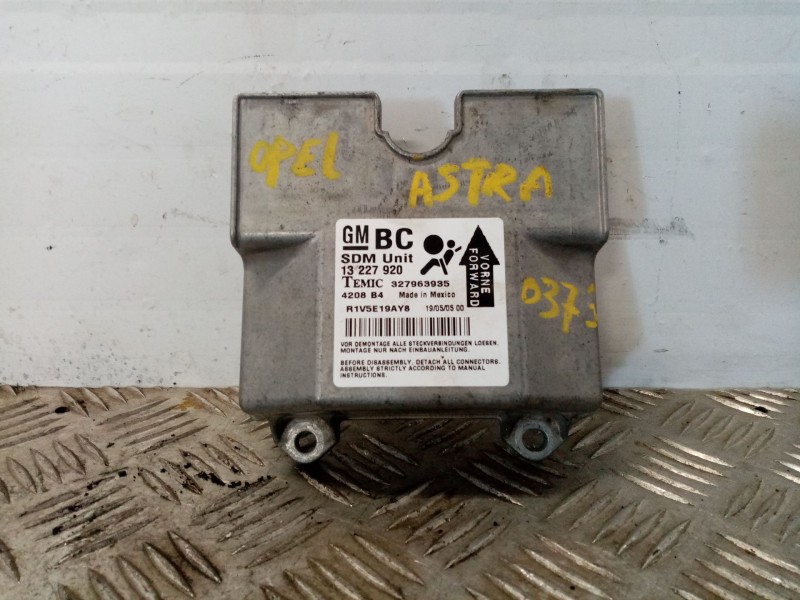 Recambio de centralita airbag para opel astra h berlina enjoy referencia OEM IAM 13227920 327963935 