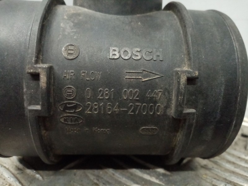 Recambio de caudalimetro para kia carens 2.0 turbodiesel cat referencia OEM IAM 2816427000 0281002447 
