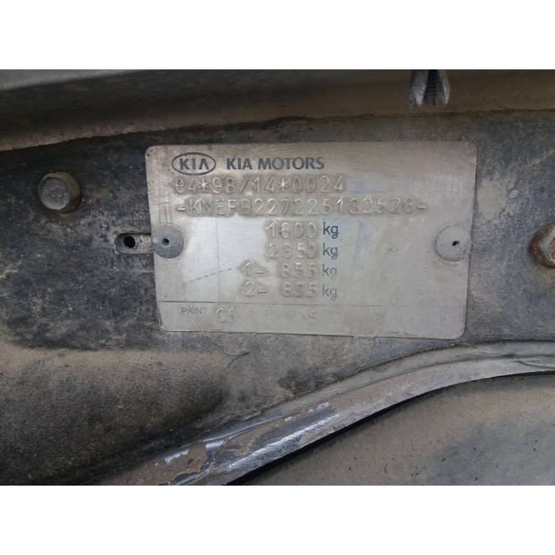 kia sephia ll 1.6 cat   |   0.98 - 0.04 | 1998 - 2004 | 102 cv / 75 kw del año 1998 kia sephia ll 1.6 cat   |   0.98 - 0.04 | 1998 - 2004 | 102 cv / 75 kw del año 1998