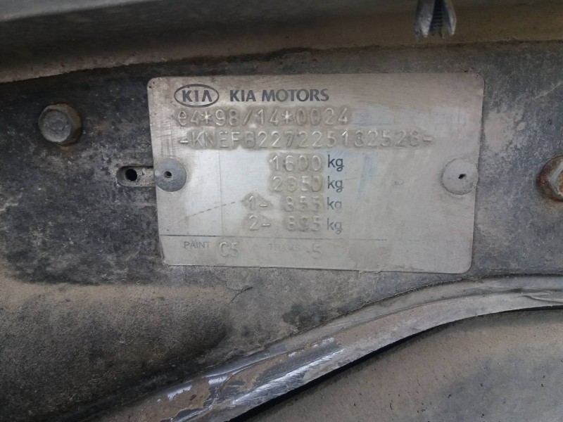 kia sephia ll 1.6 cat   |   0.98 - 0.04 | 1998 - 2004 | 102 cv / 75 kw del año 1998 kia sephia ll 1.6 cat   |   0.98 - 0.04 | 1998 - 2004 | 102 cv / 75 kw del año 1998