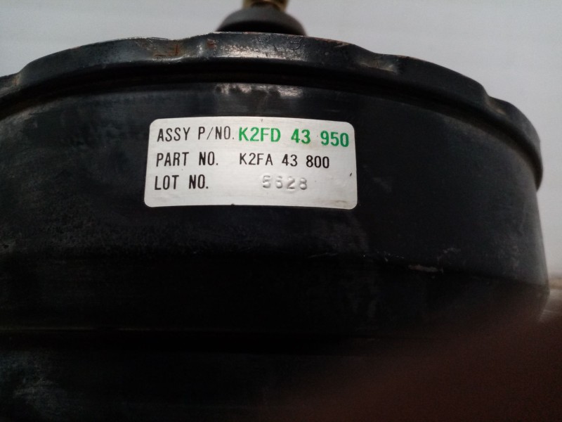 Recambio de servofreno para kia carens 2.0 turbodiesel cat referencia OEM IAM k2fd43950  