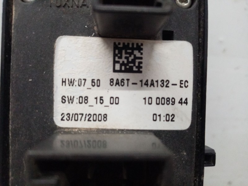 Recambio de mando elevalunas delantero izquierdo para ford fiesta (cb1) trend referencia OEM IAM 8A6T14A132EC  