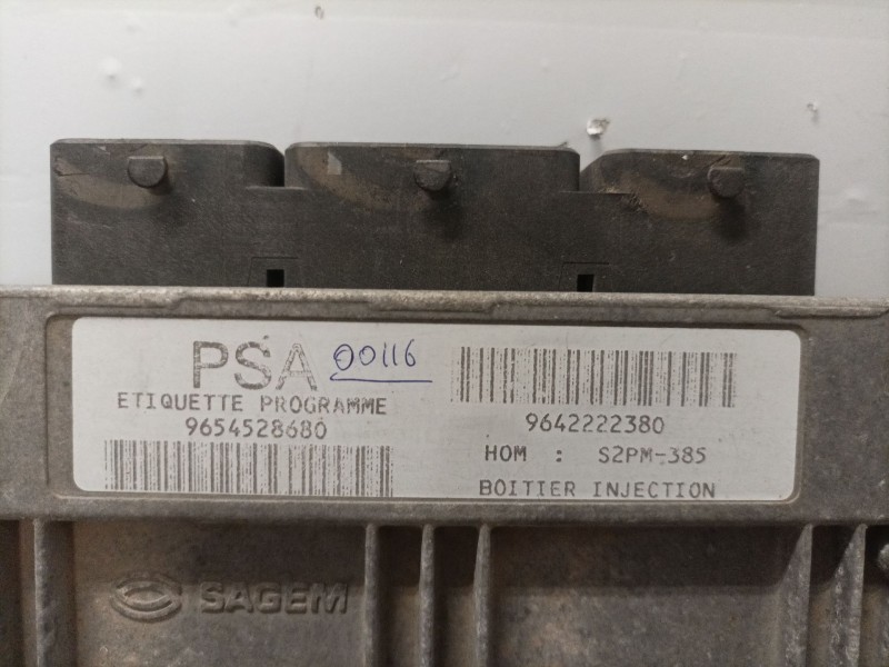 Recambio de centralita motor uce para citroen c2 sx referencia OEM IAM 9654528680 9642222380 215848079