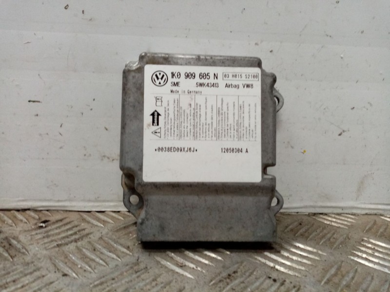 Recambio de centralita airbag para seat altea (5p1) referencia OEM IAM 1k0909605n  