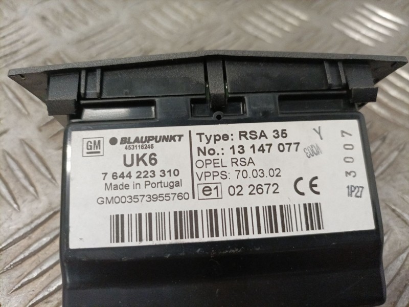 Recambio de mando control radio para opel astra h ber. 1.7 16v cdti referencia OEM IAM   