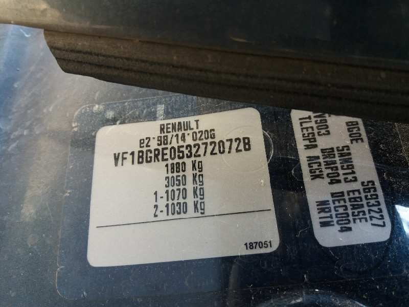 renault laguna ii (bg0) authentique   |   11.01 - 12.05 | 2001 - 2005 | 101 cv / 74 kw del año 2001