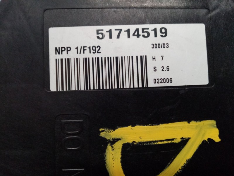 Recambio de modulo electronico para fiat stilo (192) 1.9 jtd cat referencia OEM IAM 51714519  