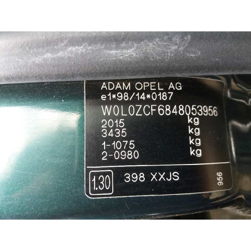 opel vectra c berlina 2.2 16v dti cat (y 22 dtr / l50)   |   0.02 - ... | 2002 | 125 cv / 92 kw del año 2002