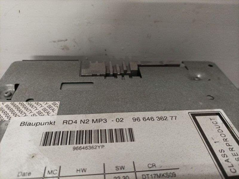 Recambio de sistema audio / radio cd para peugeot 407 (6d_) 1.8 (6d6fzb) referencia OEM IAM   