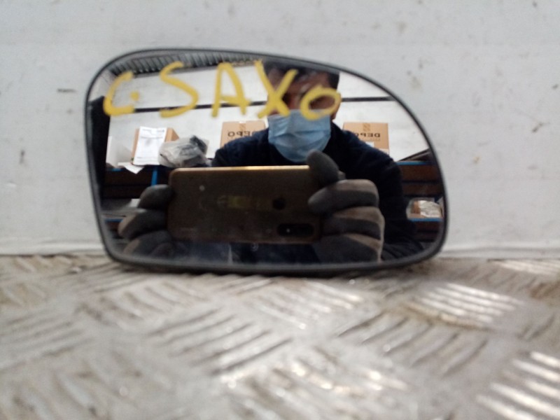 Recambio de cristal retrovisor derecho para citroën saxo 1.1 x referencia OEM IAM 12253030  