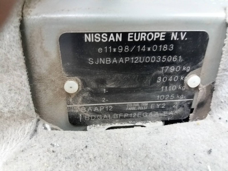 nissan primera berlina (p12) 1.6 cat   |   0.01 - ... | 2001 | 109 cv / 80 kw del año 2001