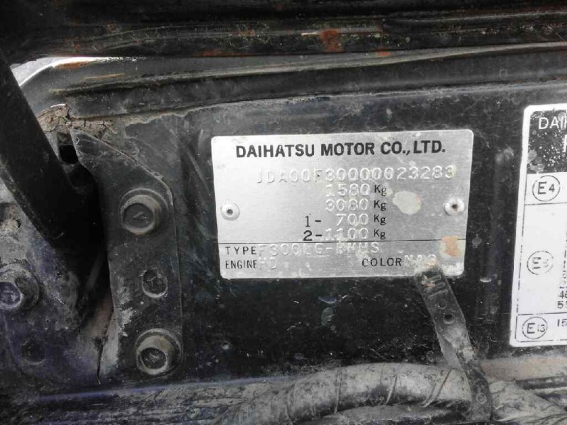 daihatsu feroza    |   ... | 0 | 95-129 cv / 70-95 kw del año 29/06/1990