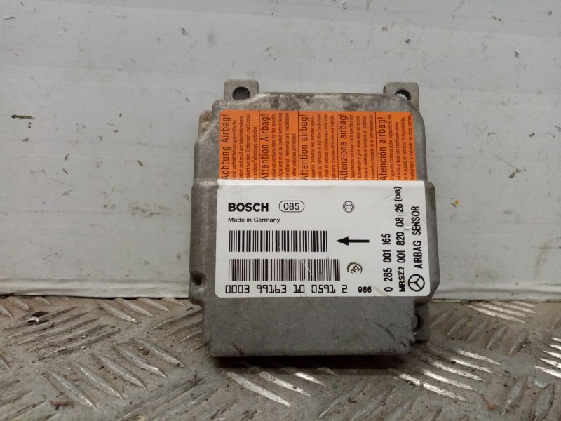 Recambio de centralita airbag para mercedes clase clk (w208) cabrio 230 compressor (208.447) referencia OEM IAM 0285001165  