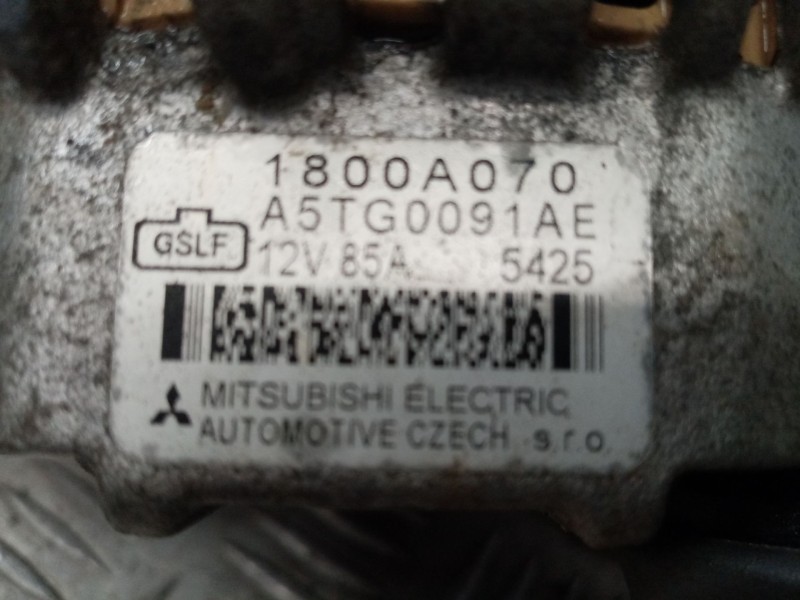 Recambio de alternador para mitsubishi colt berlina 3 (cz) referencia OEM IAM 1800A070  
