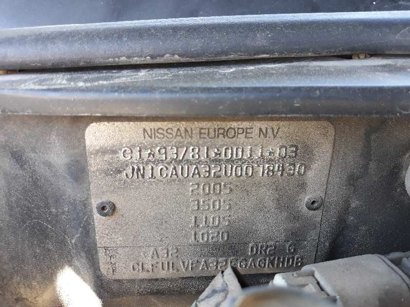 nissan maxima qx (a32) 2.0 v6 24v cat   |   0.94 - 0.00 | 1994 - 2000 | 140 cv / 103 kw del año 1994