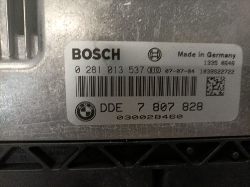Recambio de centralita motor uce para bmw 1 (e87) 118 d referencia OEM IAM 0281013537  