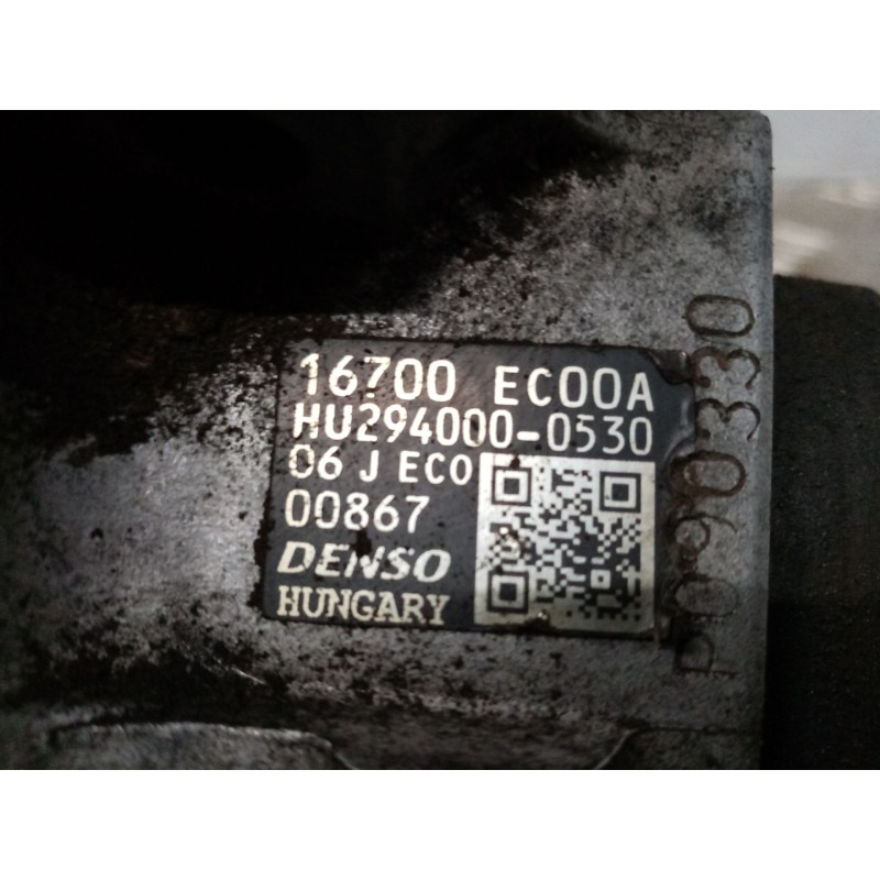 Recambio de bomba inyeccion para nissan pathfinder (r51) 2.5 dci diesel cat referencia OEM IAM 16700EC00A  