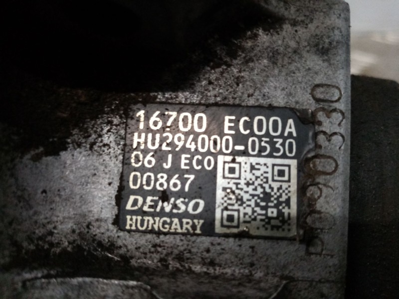 Recambio de bomba inyeccion para nissan pathfinder (r51) 2.5 dci diesel cat referencia OEM IAM 16700EC00A  